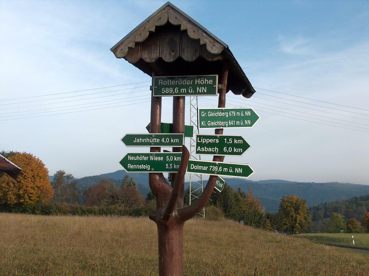Ferienwohnung Wanderurlaub Thueringen Schmalkalden Bagian luar foto